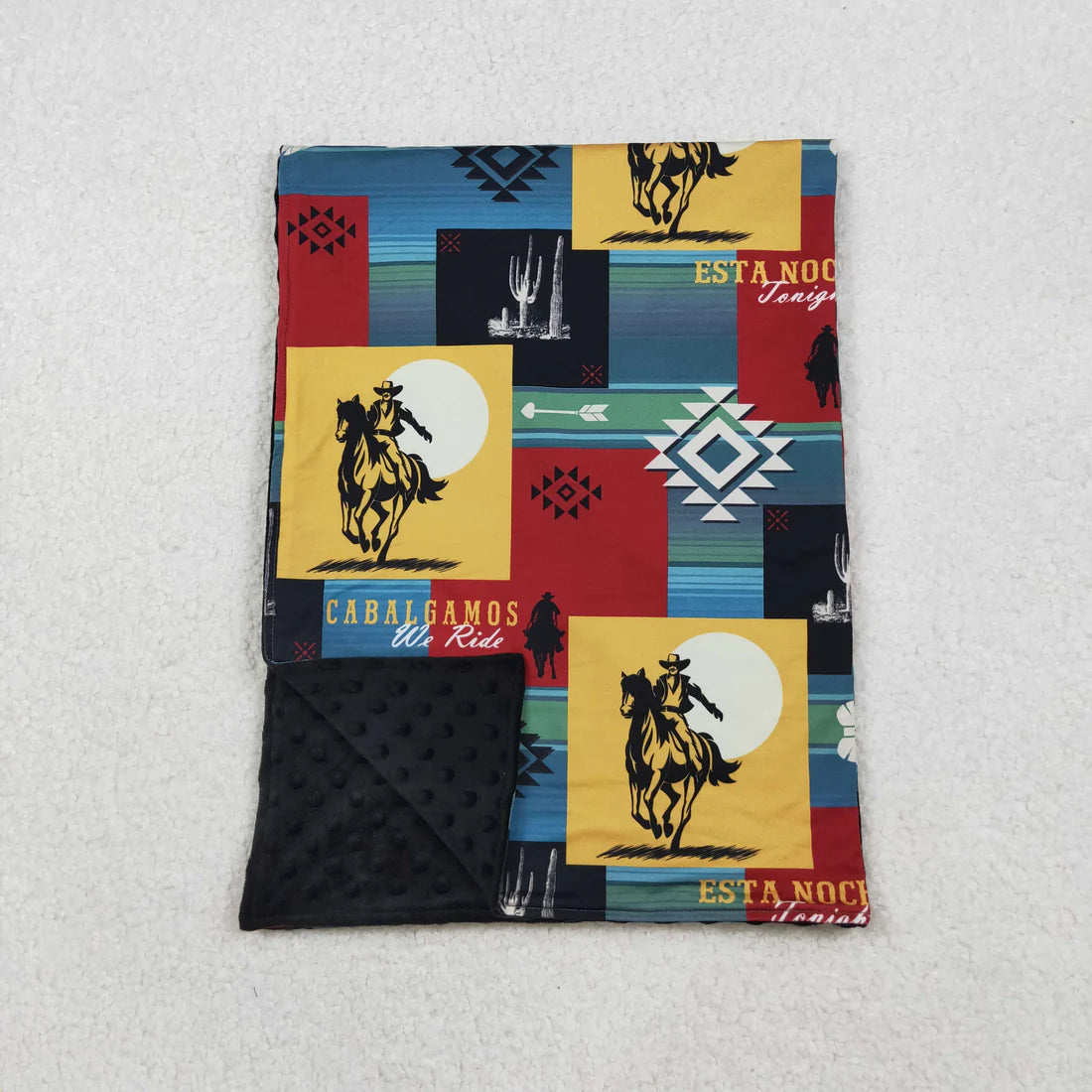 Baby Toddler Western Minky Blankets