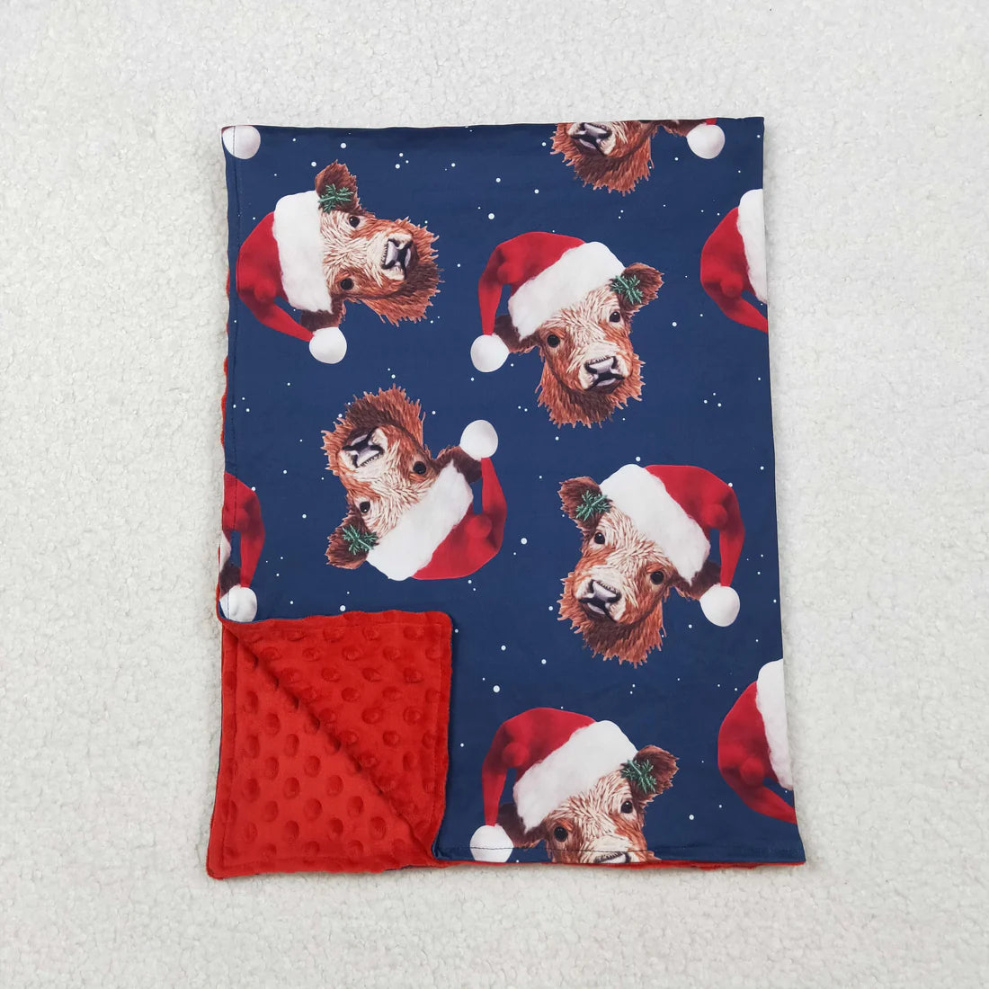 Baby Toddler Christmas Minky Blankets