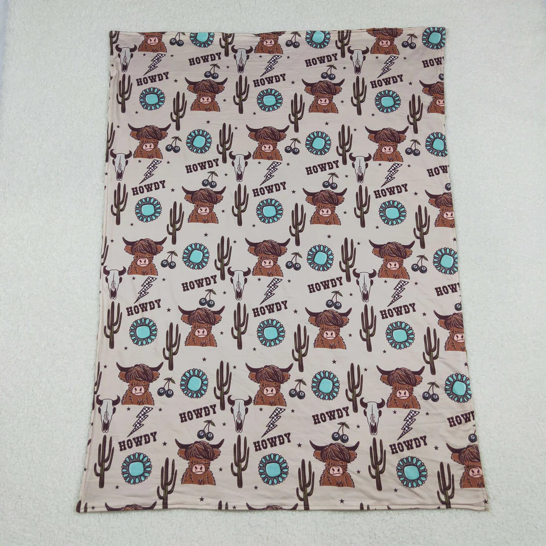 Baby Toddler Western Minky Blankets