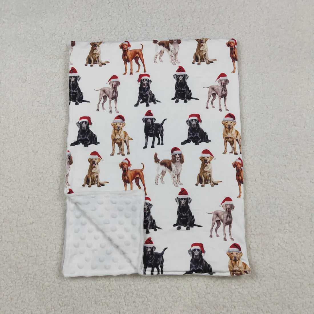 Baby Toddler Christmas Minky Blankets
