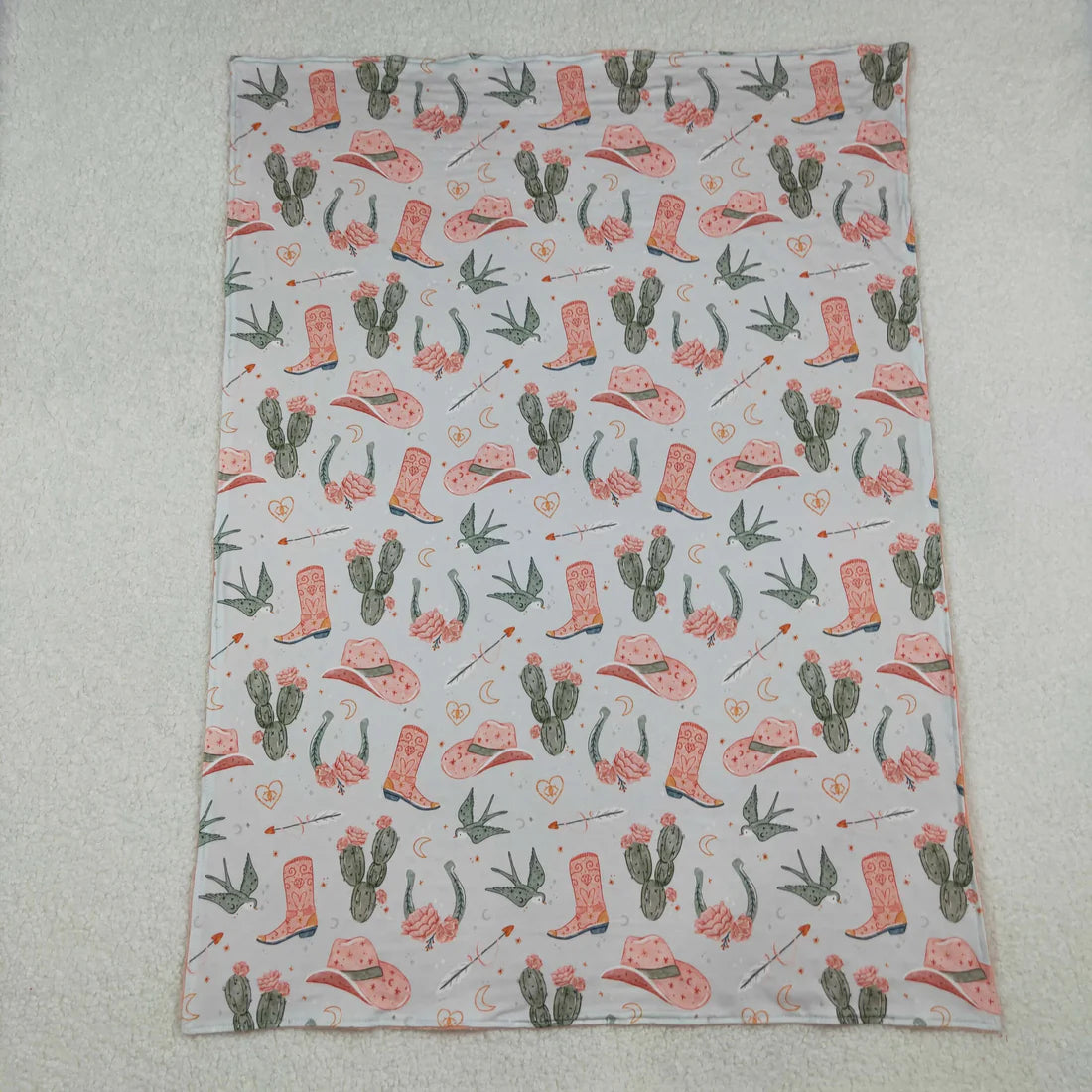 Baby Toddler Western Minky Blankets