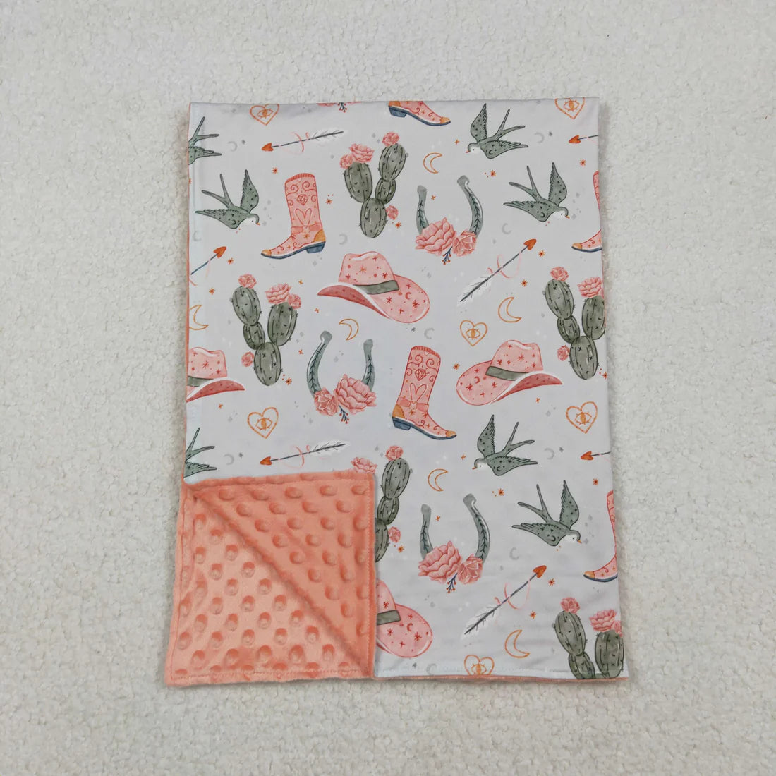 Baby Toddler Western Minky Blankets