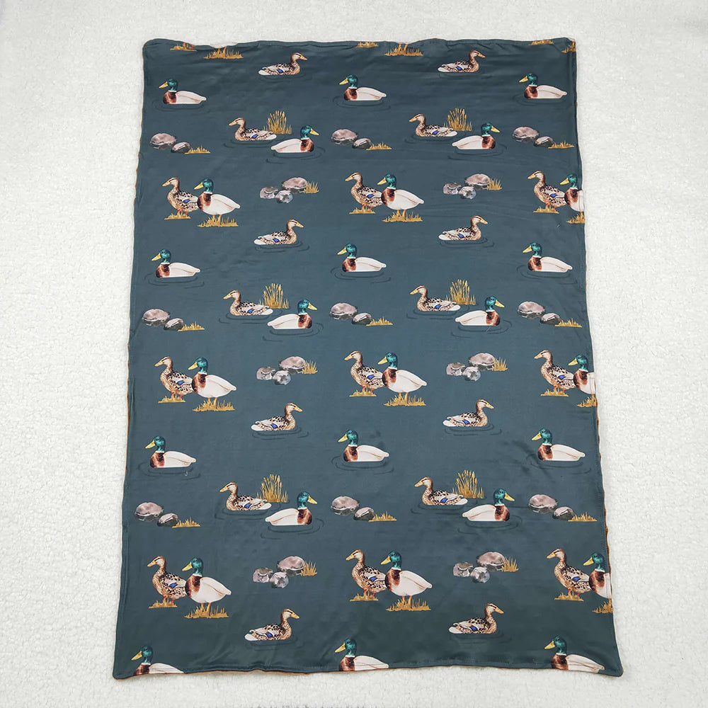 Baby Kids  Mallard Duck Minky Blankts