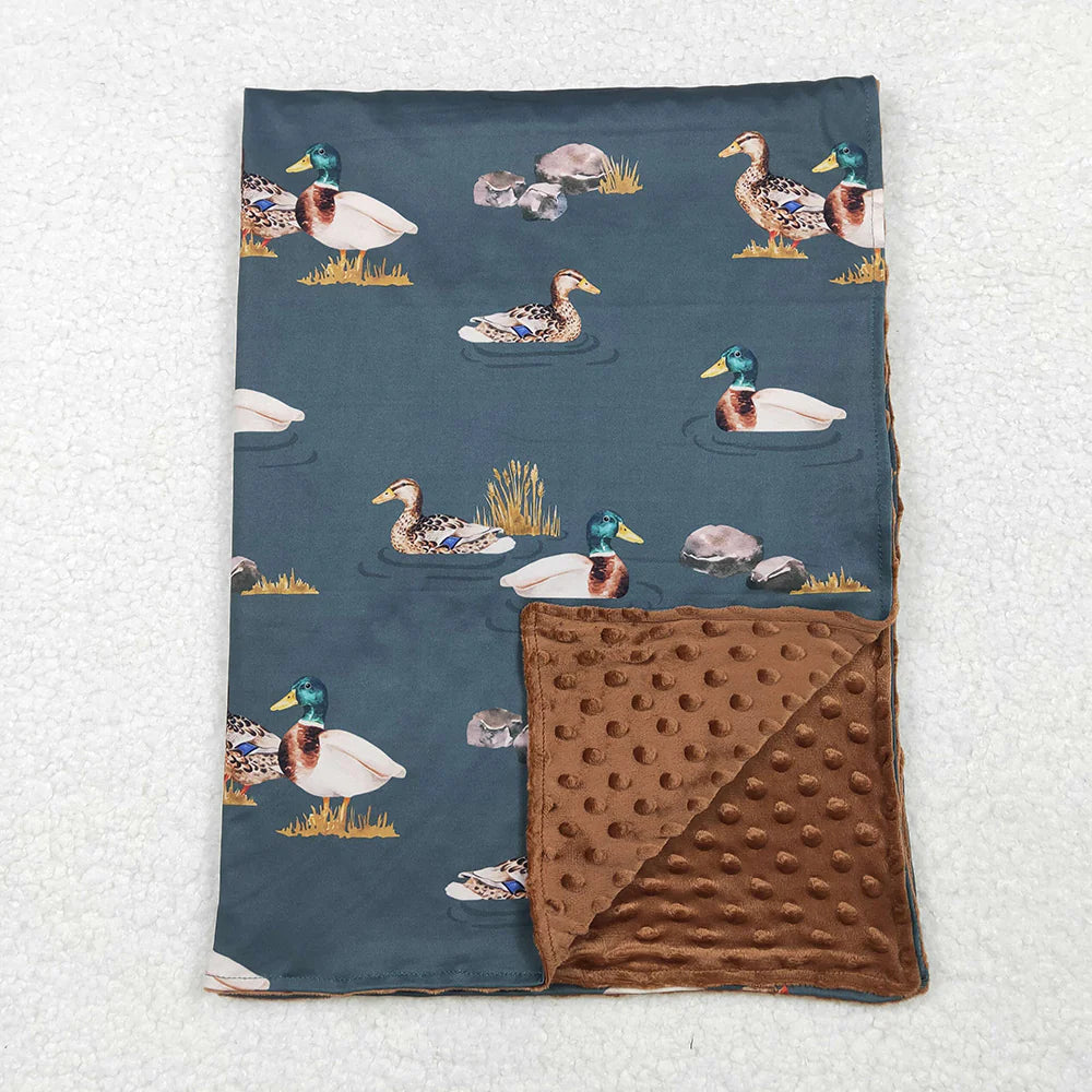 Baby Kids  Mallard Duck Minky Blankts