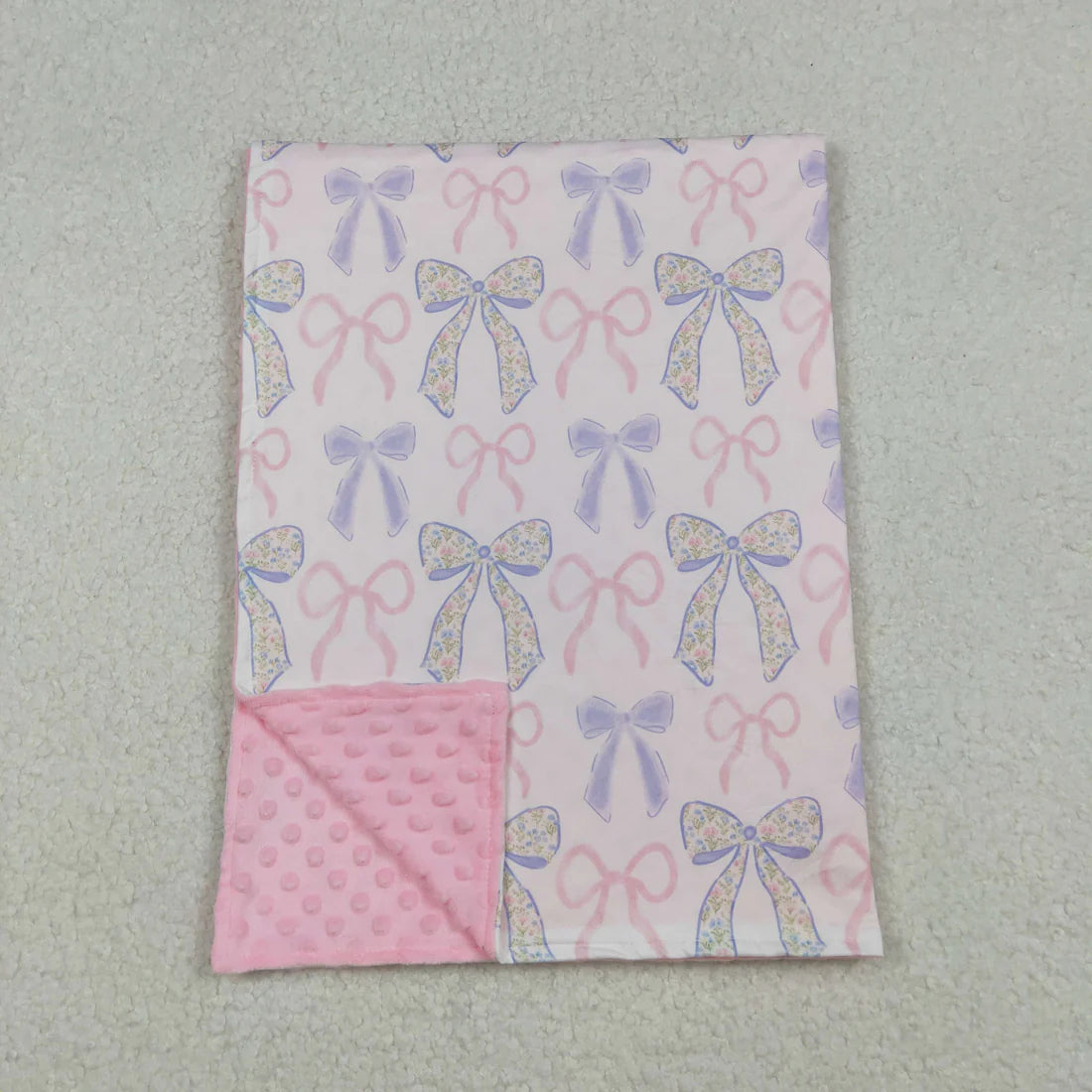 Sibling Baby Kids Flowers Bows Blankets
