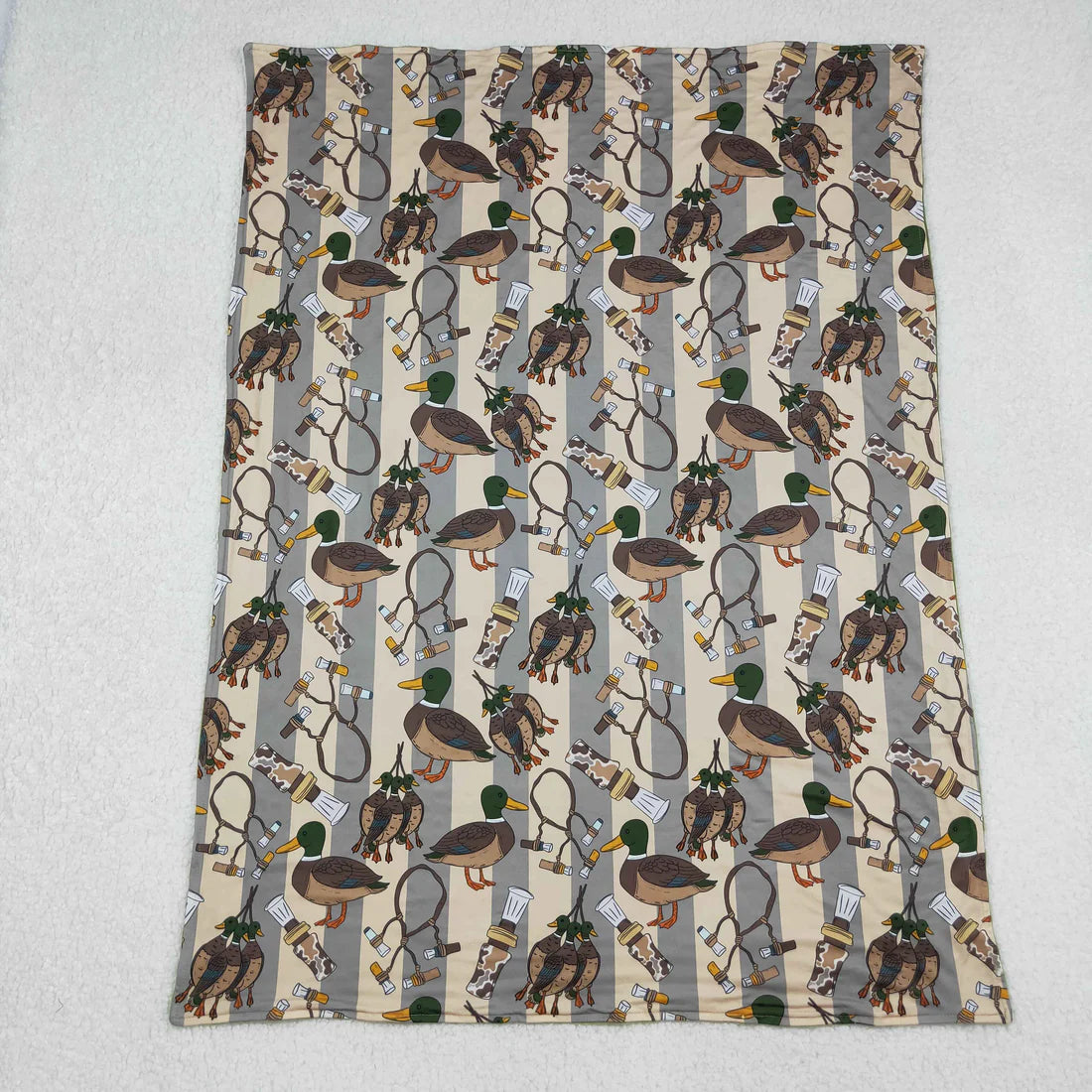 Sibling Baby Camo Ducks Hunting Blankets