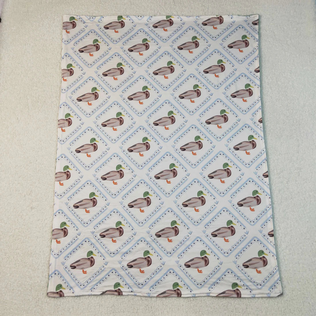 Sibling Baby Camo Ducks Hunting Blankets