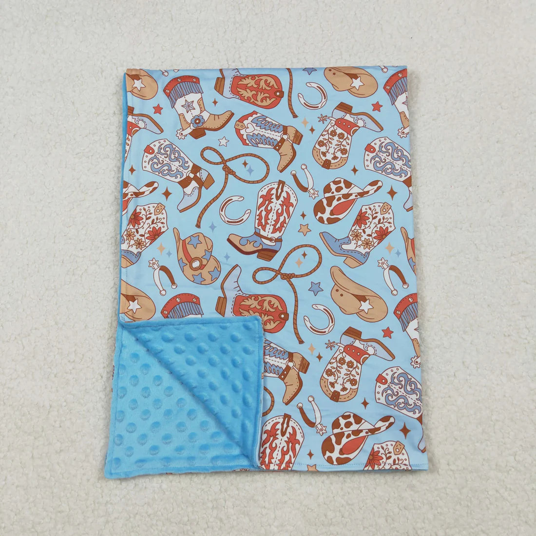 Baby Toddler Western Minky Blankets