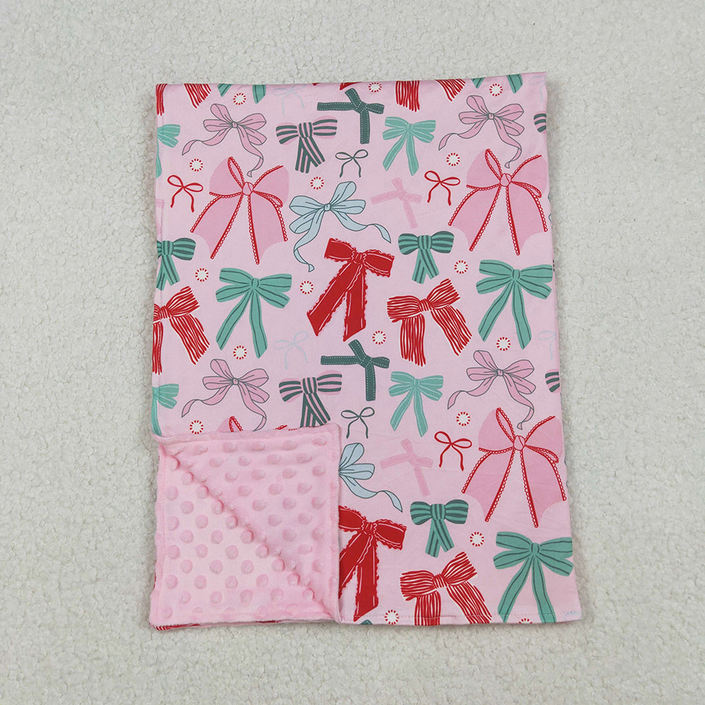 Pink Red Green Bows Print Family Christmas Styles