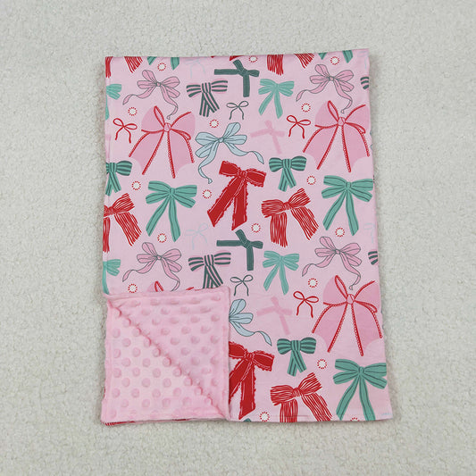 Pink Red Green Bows Print Family Christmas Styles