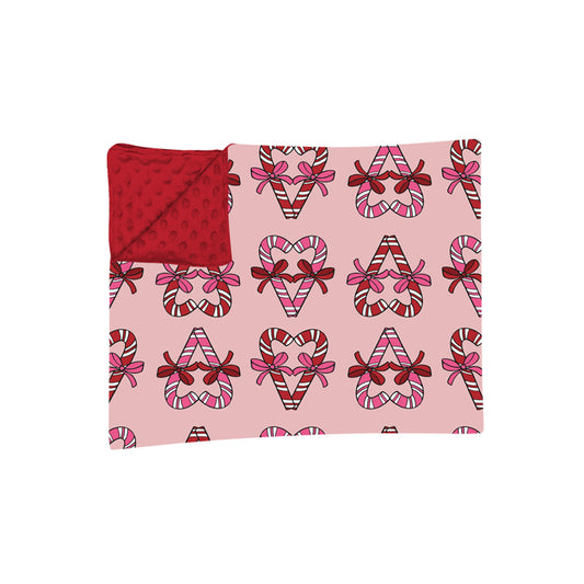 7.17 Preorder Christmas Candy Cane Blanket