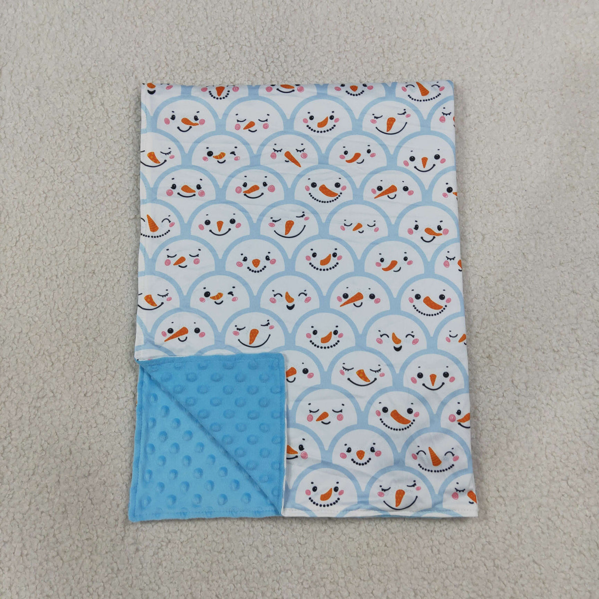 Sibling Baby Girls Boys Winter Snowman Pajama Set Zipper Romper Blanket