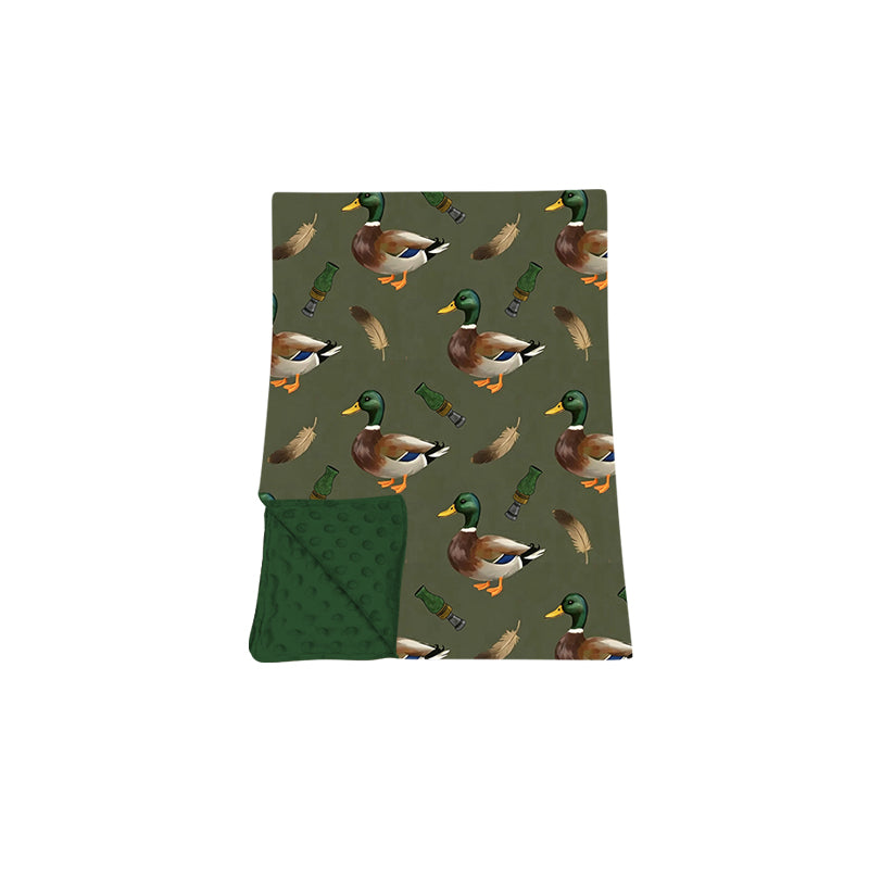 8.7  Preorder Baby Hunting Duck Call Green Blanket