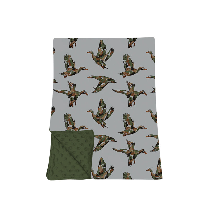 8.7  Preorder Baby Hunting camo Mallard Ducl Blanket