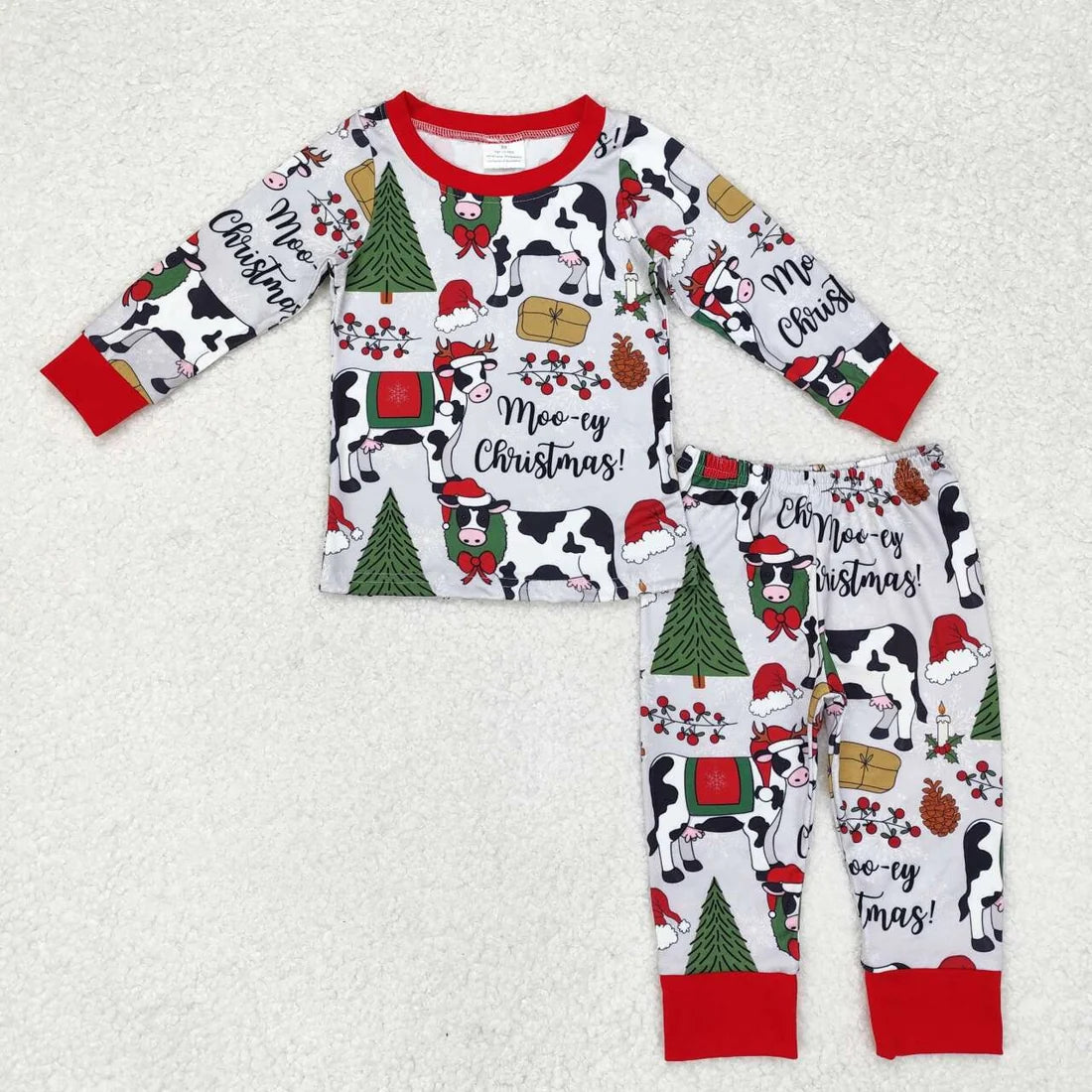 Sibling Baby Boys Christmas Long Sleeve  Top Pants Outfit