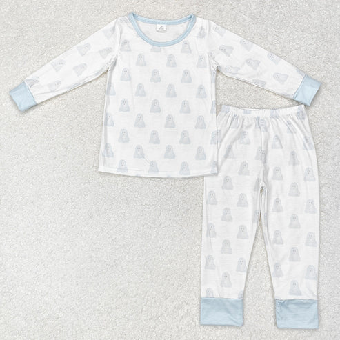 Sibling Baby Girls  Halloween Ghost Pajama Set Romper