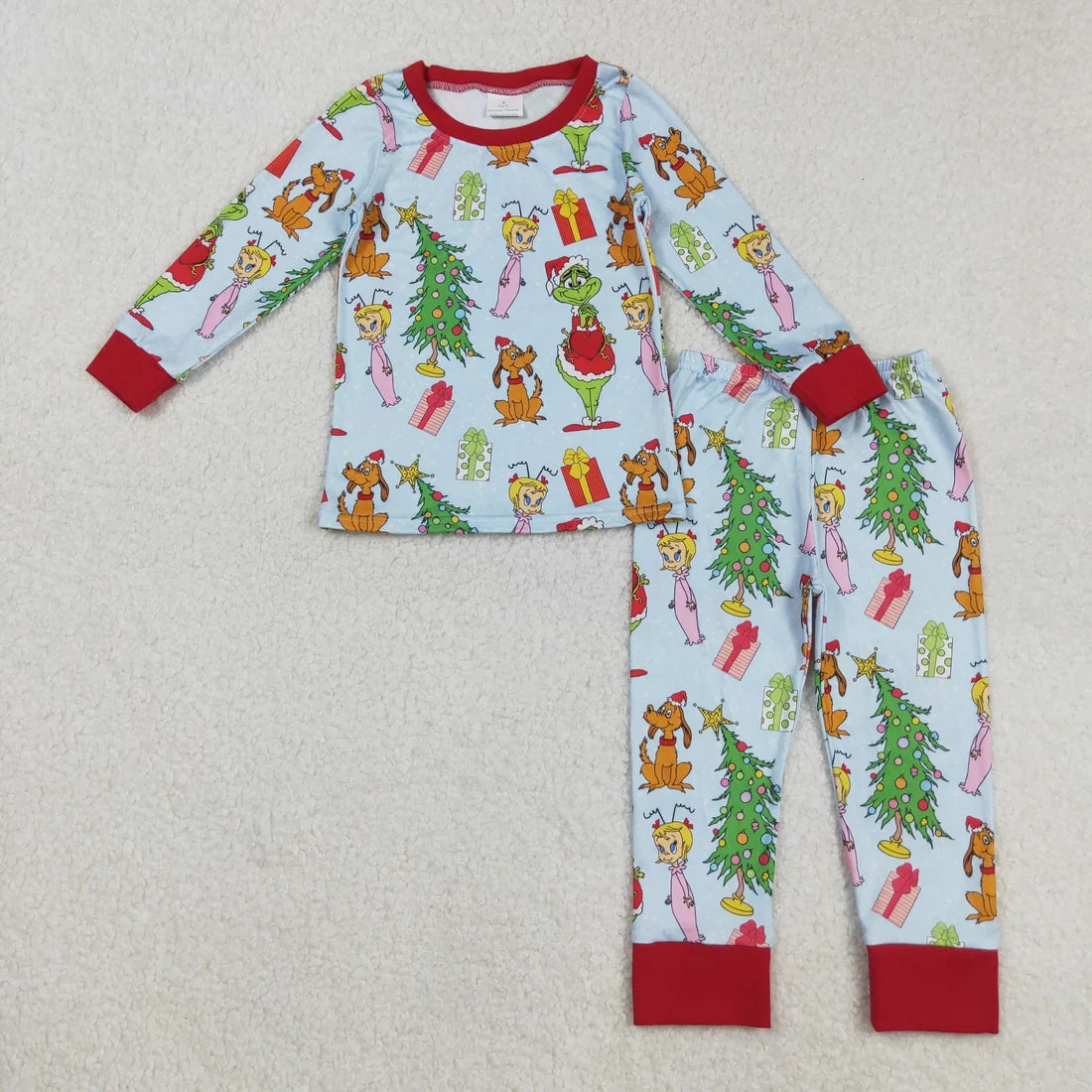 Sibling Baby  Girls Boys Long Sleeve Christmas Outfit
