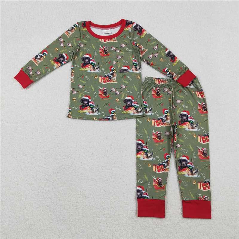 Sibling Toddler Girls Boys Christmas Long Sleeve Pajama Set