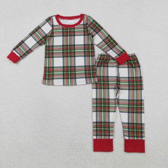 Sibling Baby Boys Christmas Santa Long Sleeve  Top Pants Outfit