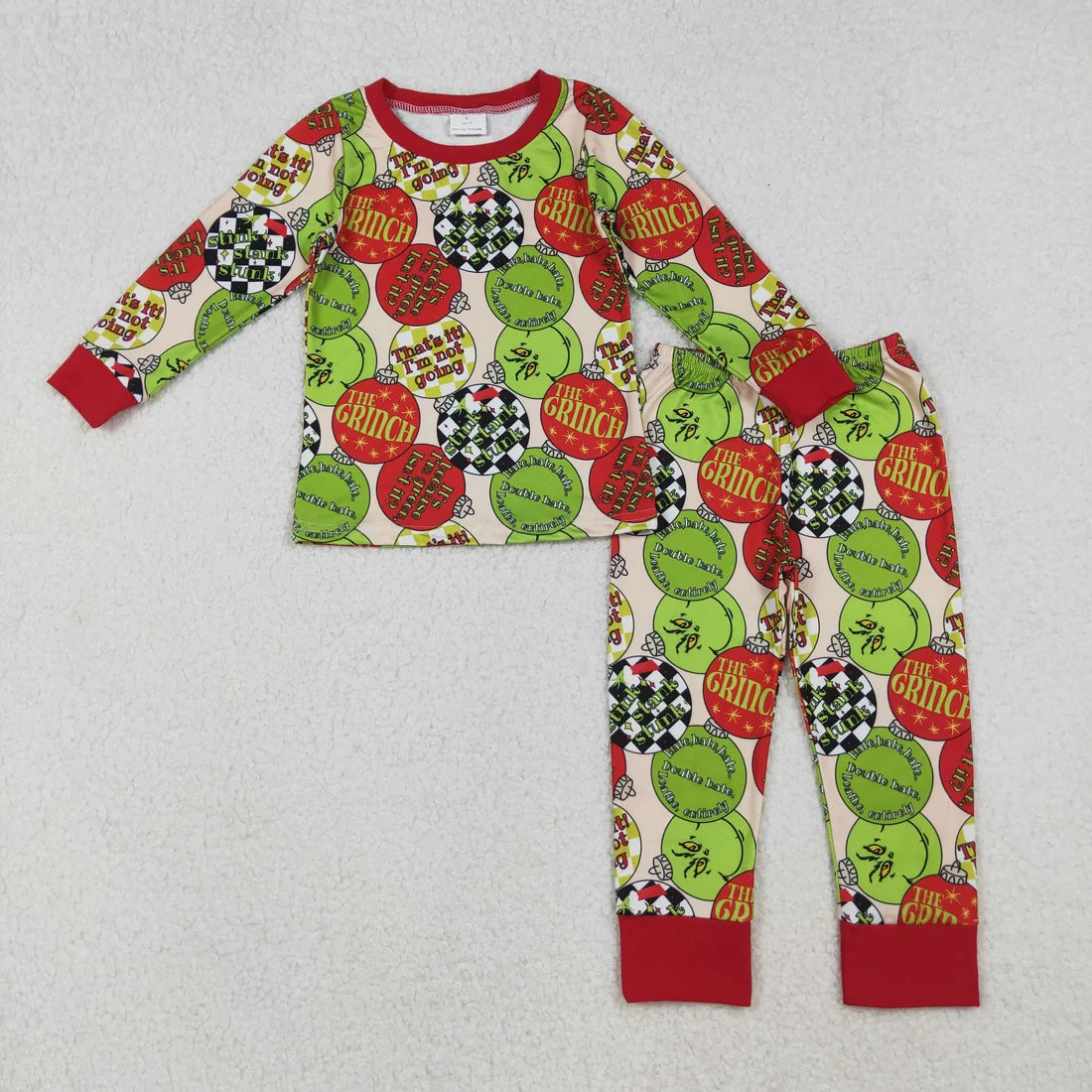 Sibling Baby  Girls Boys Long Sleeve Christmas Outfit