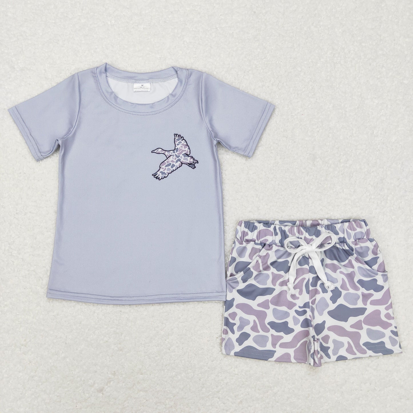 Baby Boys Sibling Summer Hunting Camo Shorts Outfit