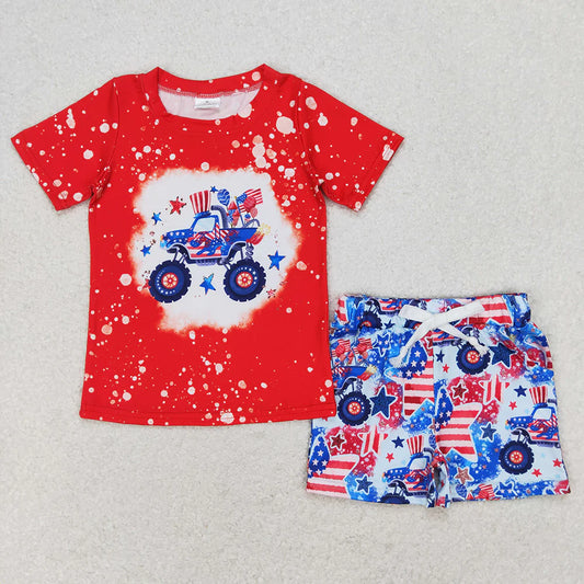 Sibling Baby Boys 4th Of July Tee Top Summer Kids Outfits Sets 3-6M to 7-8T