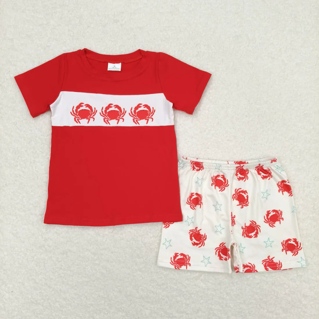 Sibling Baby Boys Short Sleeve Shirts Top Shorts Sea World Pajamas Clothes Sets