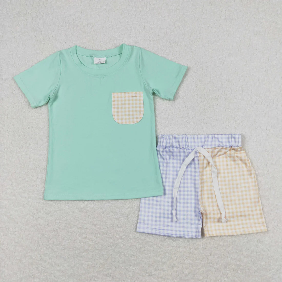 Sibling Baby Boys Pockets Tee Shirts Shorts Summer Clothes Sets