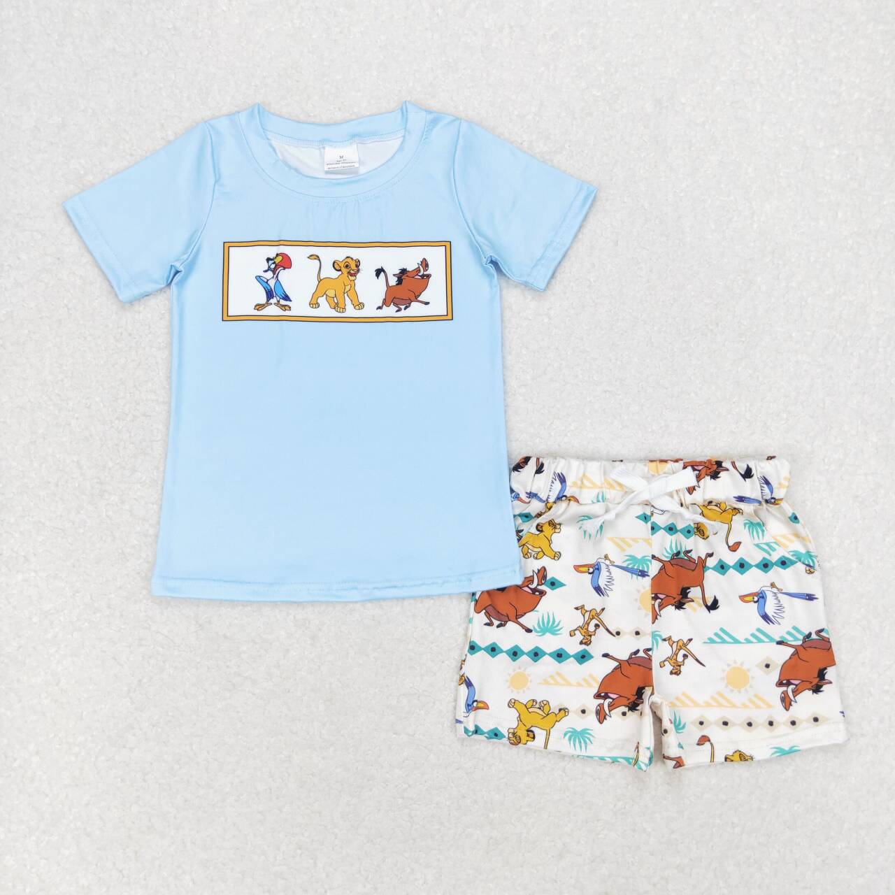 Sibling Baby Girls Cartoon Lion Outfit Dress Boys Outfit