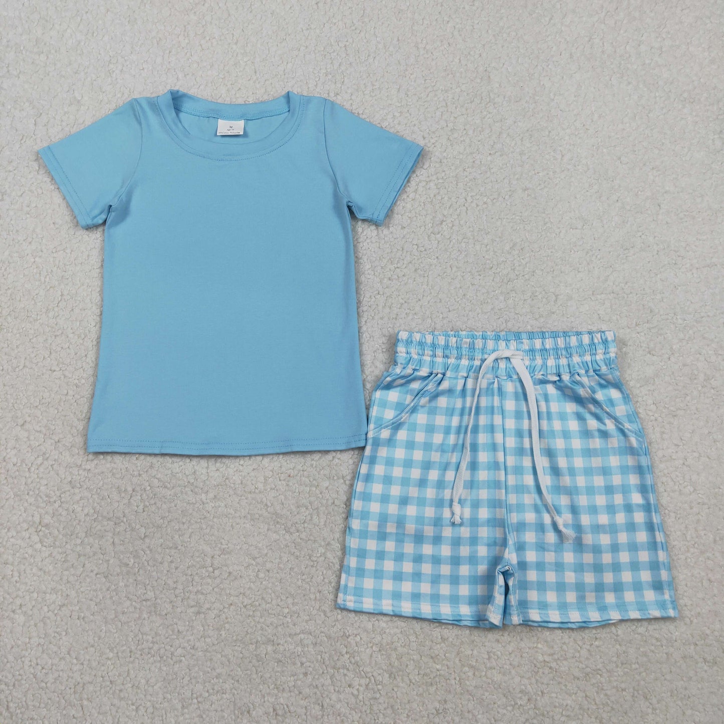 Sibling Baby Boys Short Sleeve Shirts Top Pockets Shorts Pajamas Clothes Sets