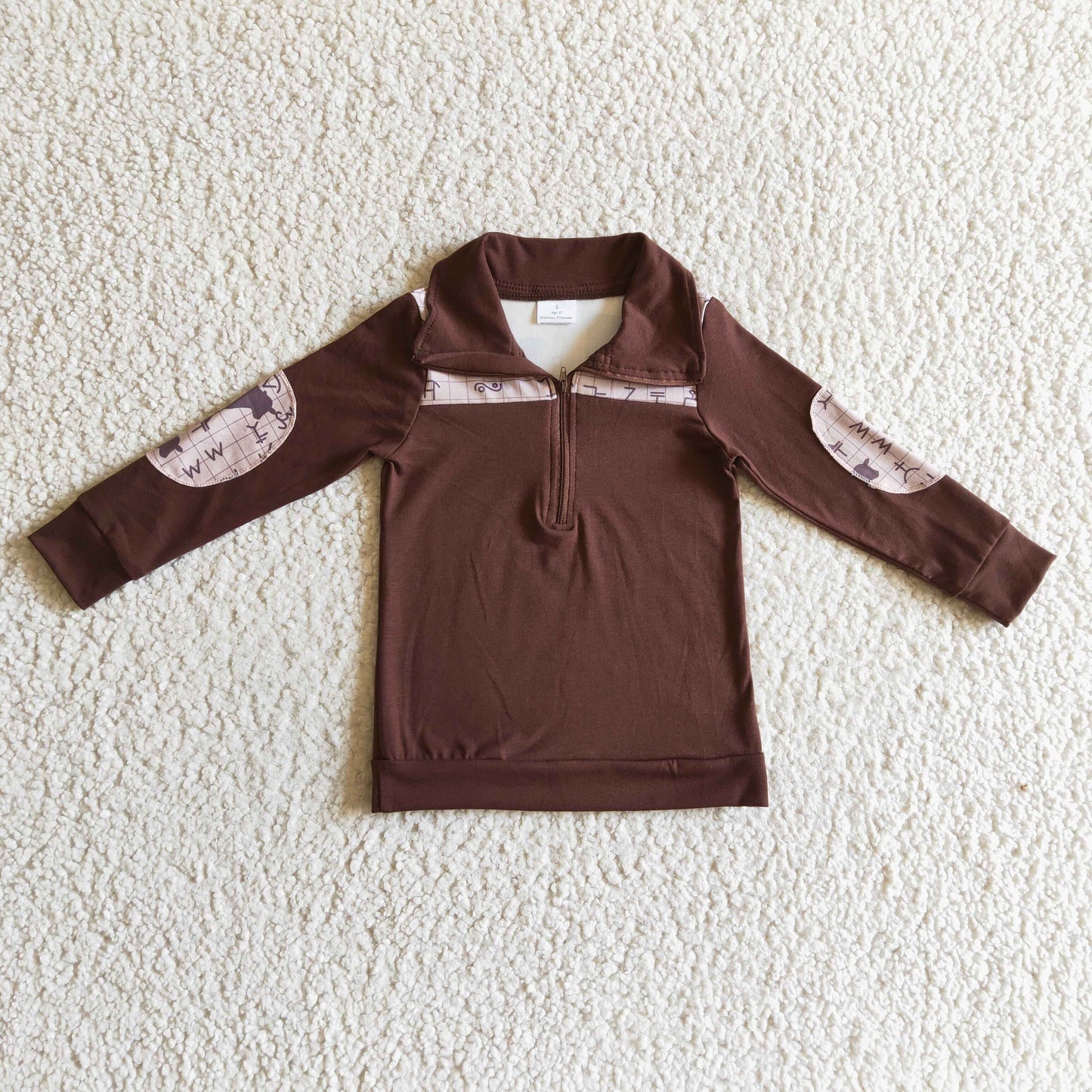 Boys black pullover top     BT0107
