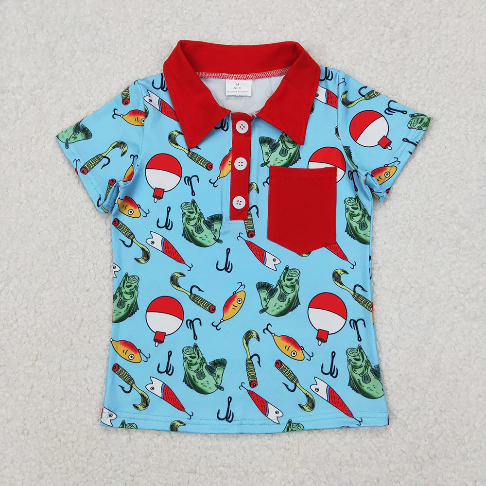 Sibling Boys Baby Girls Fishing Float Rompers Dresses Summer Outfits