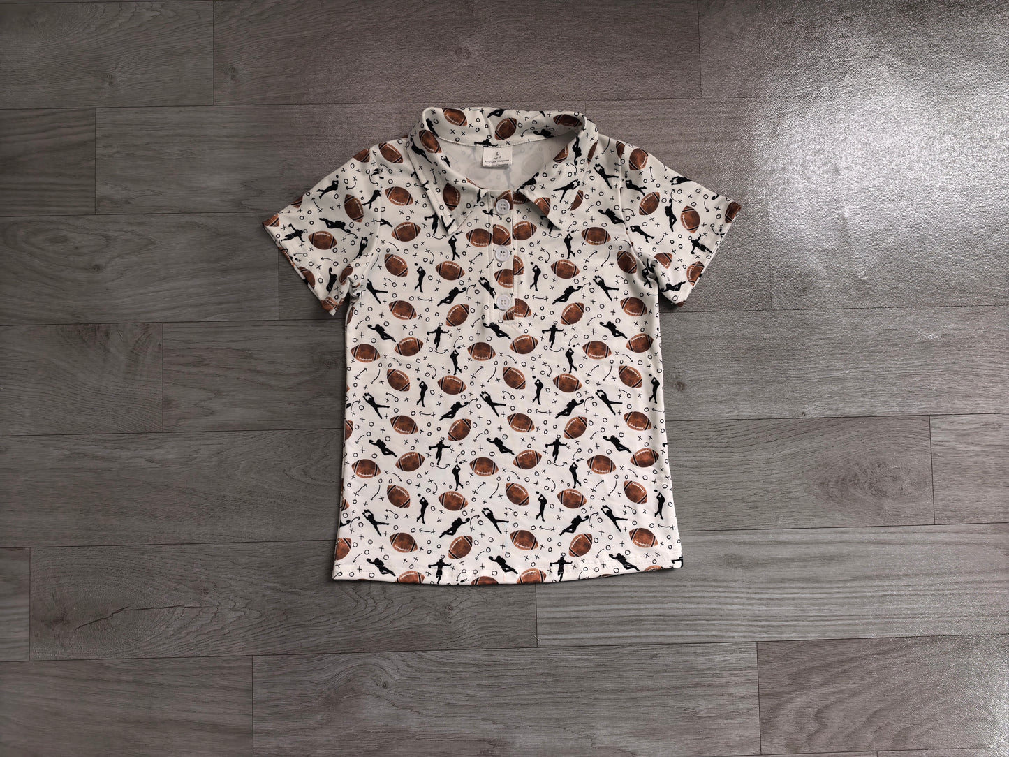 BT1324 Baby Boys Football Short Sleeve Polo Shirt Top Preorder
