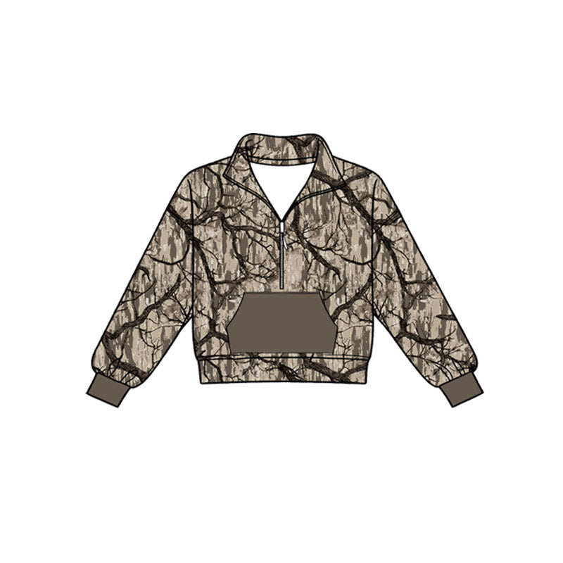 4.18 Hunting Camo Girl Long Sleeve Pullover Preorder