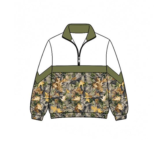 6.26 Preorder Baby Boys  Realtree Oak Camo Quarter Zip Pullover