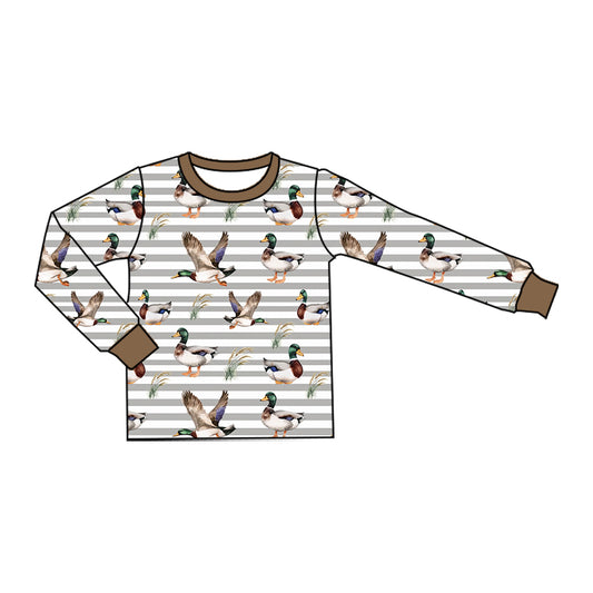 9.11 BT1970 Preorder Kids Boys Mallard Duck Long Sleeve Top