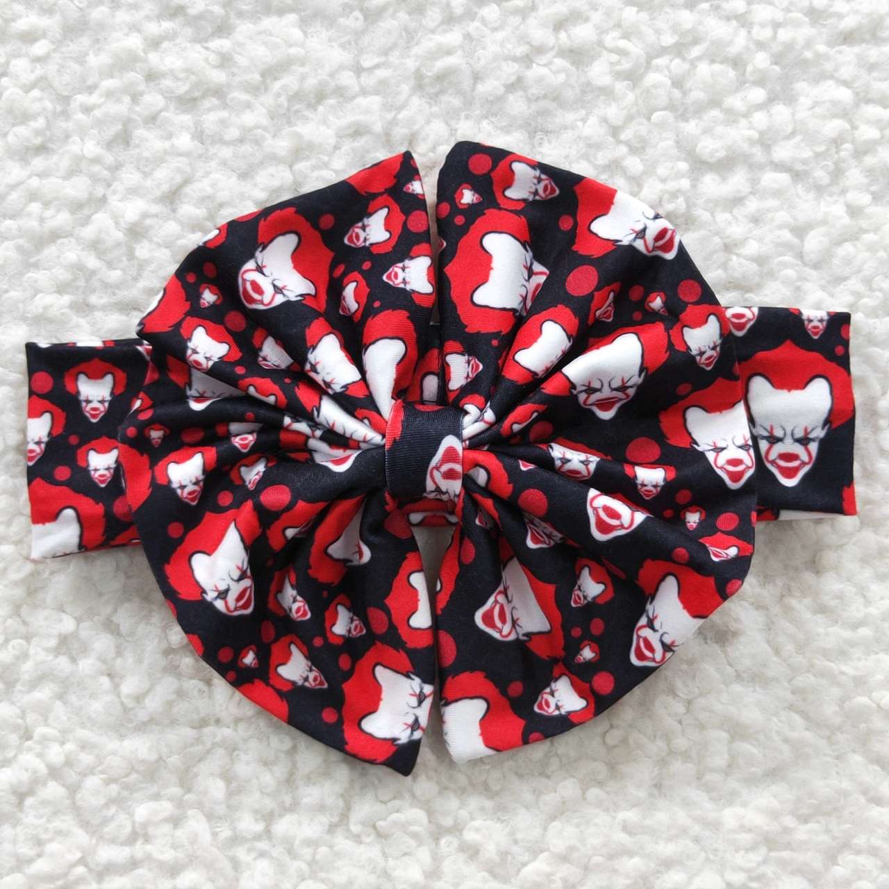 (Promotion)6 C7-23 Clown Tunic Top Red Legging Pants Girls Halloween Clothes Set