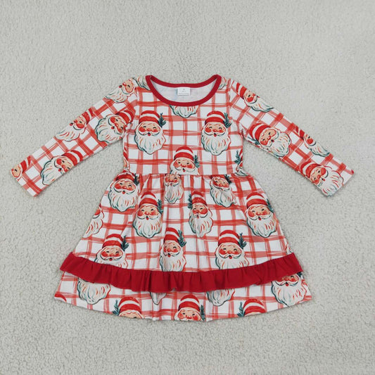 Family Christmas santa Red Plaid Pajama Set Dress Pants and Blanket