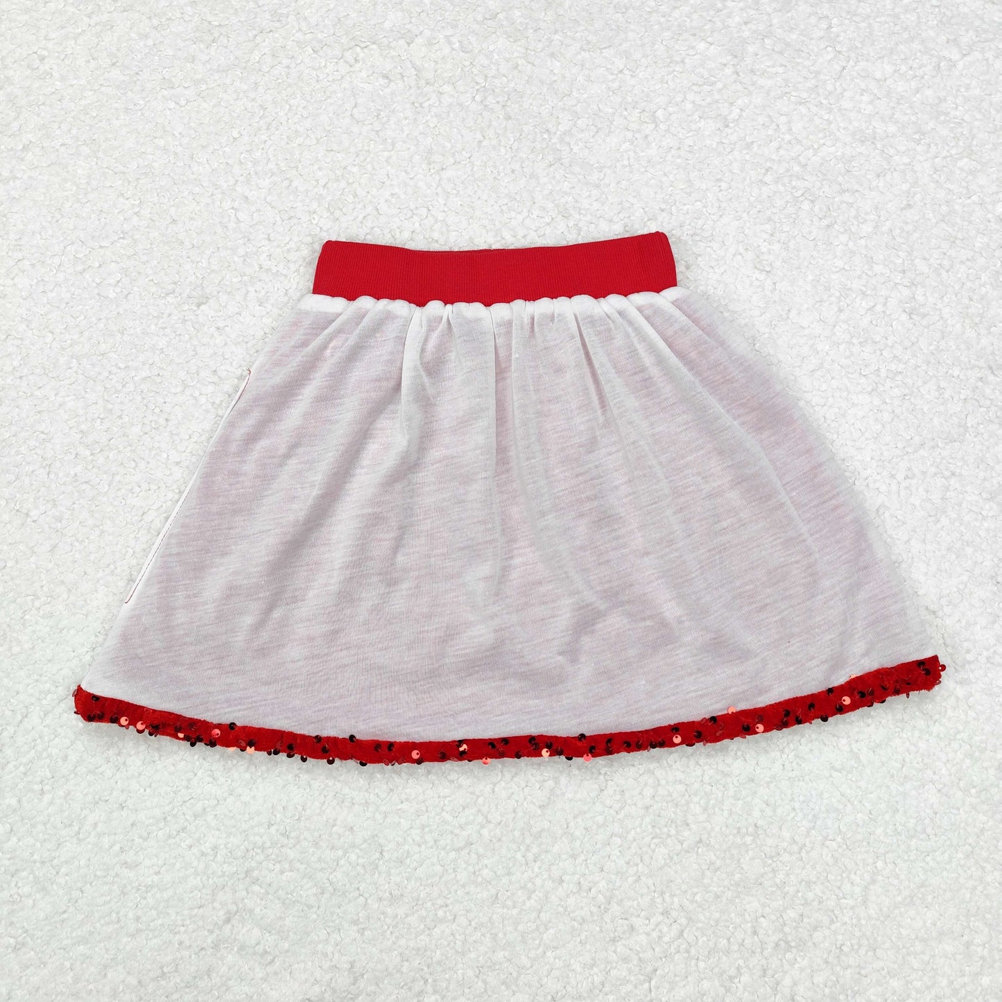GLK0027 Red Baby Girls Sequins Skirts