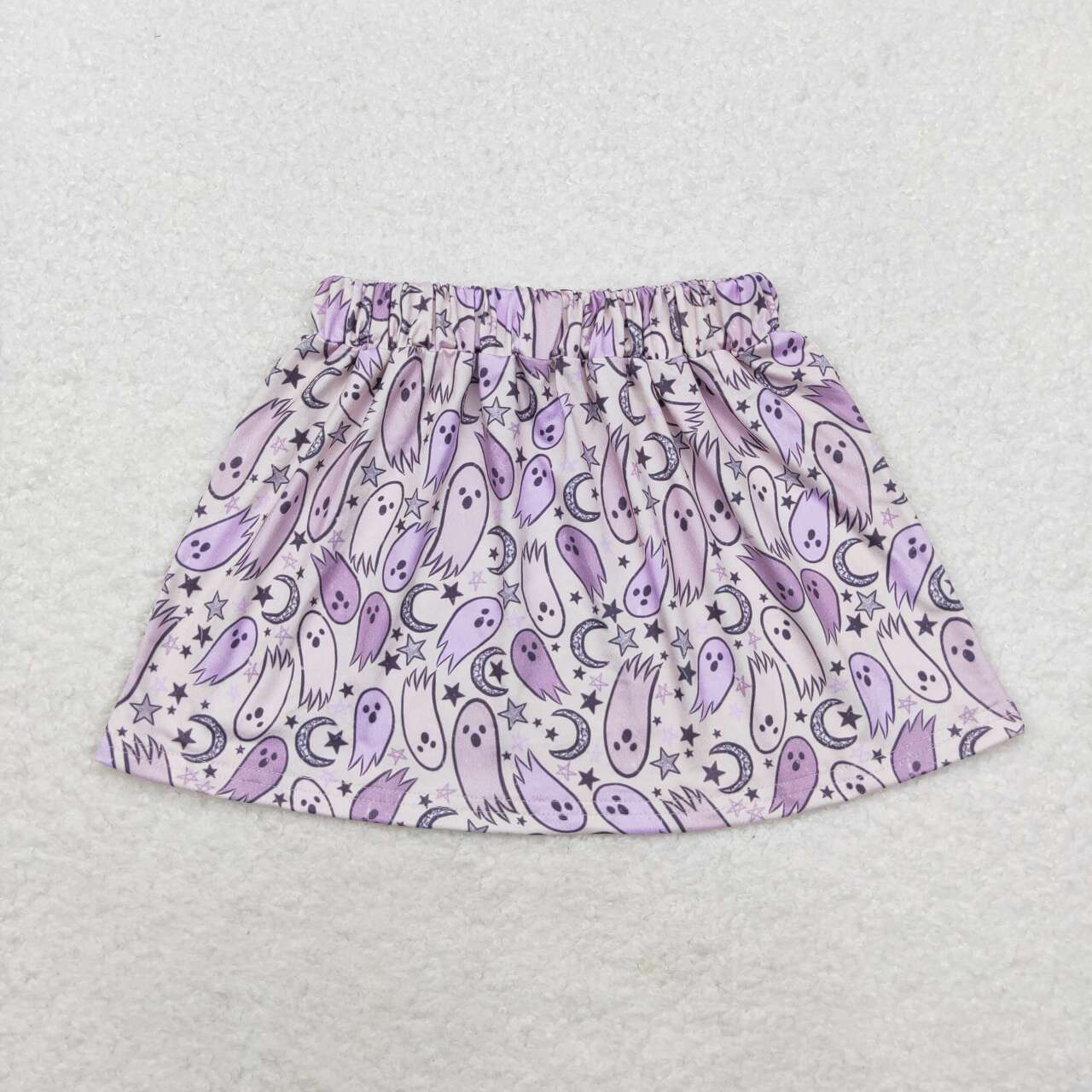 GLK0028 Ghost Stars Purple Girls Halloween Bottom Skirts