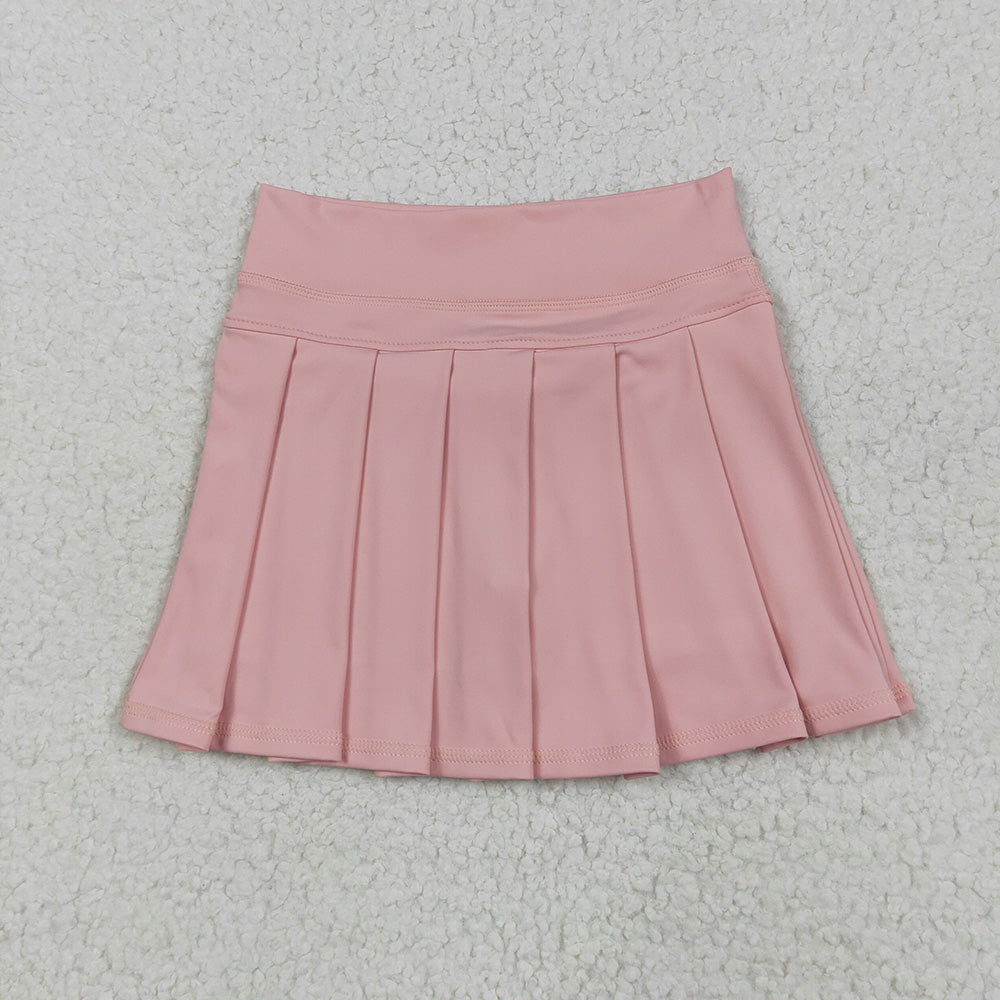 16 Colors Yoga Pleated Active Girls Skirts Sister Wear Summer Bottom Skort