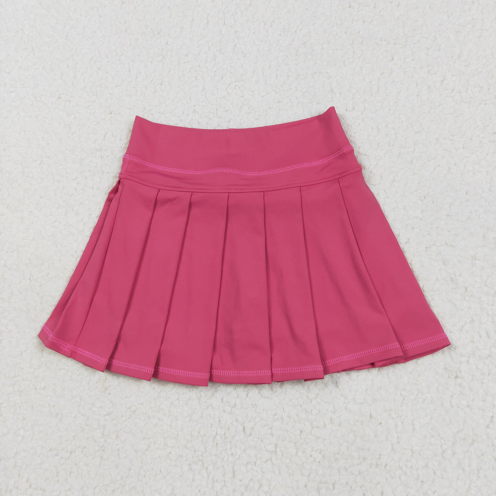 16 Colors Yoga Pleated Active Girls Skirts Sister Wear Summer Bottom Skort
