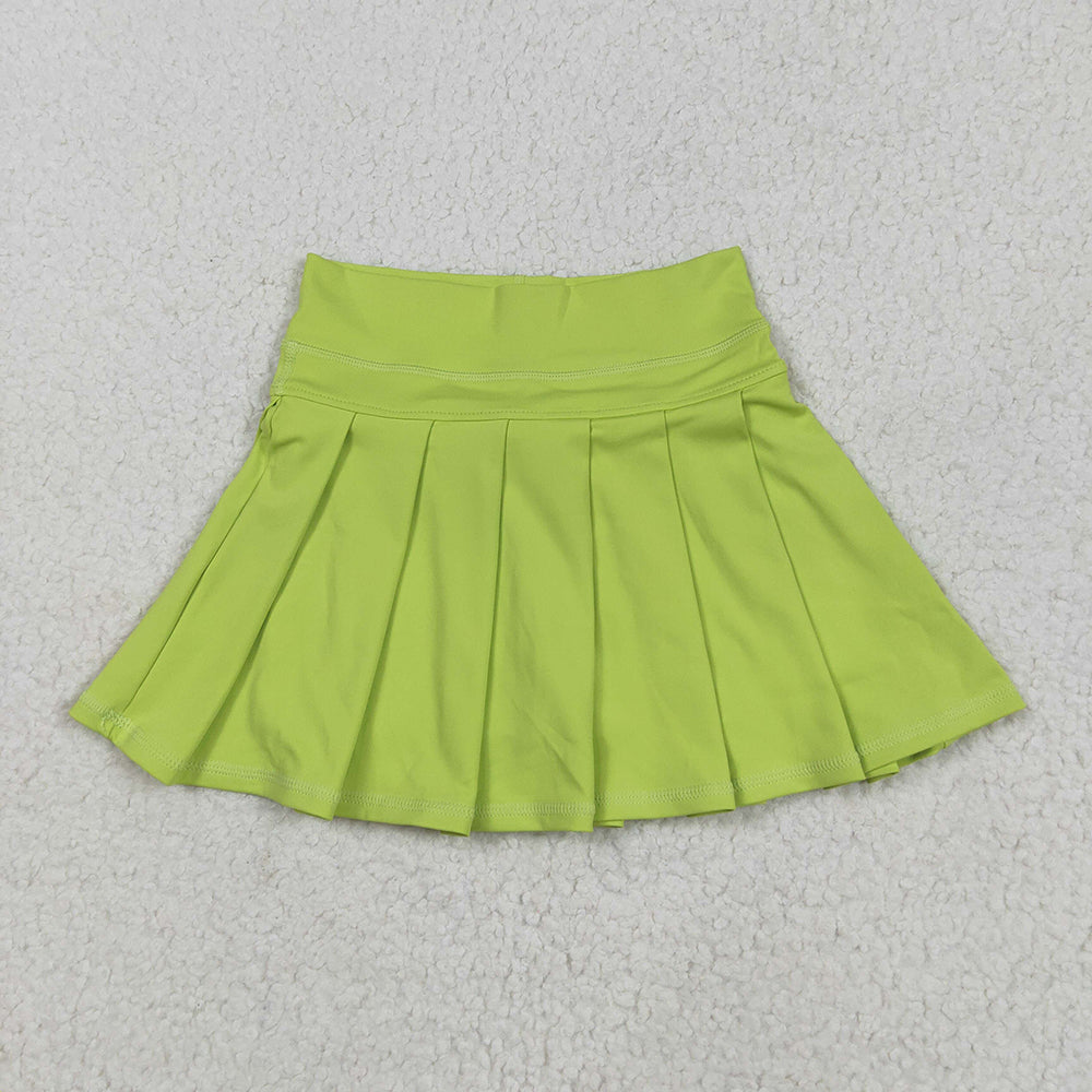 16 Colors Yoga Pleated Active Girls Skirts Sister Wear Summer Bottom Skort