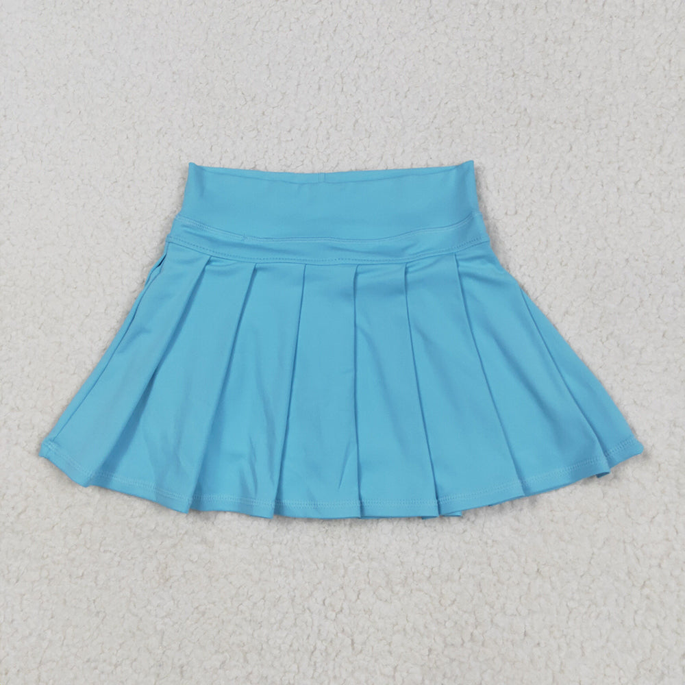 16 Colors Yoga Pleated Active Girls Skirts Sister Wear Summer Bottom Skort