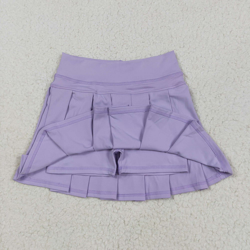16 Colors Yoga Pleated Active Girls Skirts Sister Wear Summer Bottom Skort