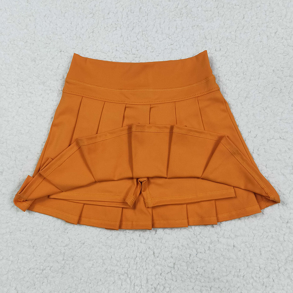 16 Colors Yoga Pleated Active Girls Skirts Sister Wear Summer Bottom Skort