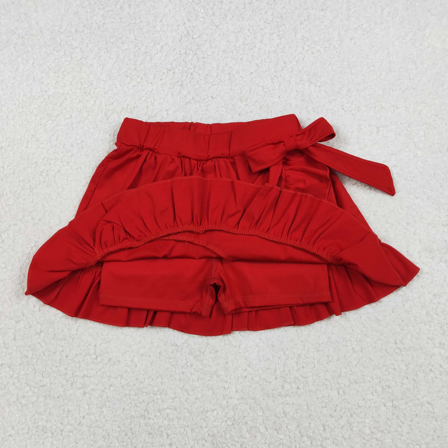 Sibling Baby Girls Yoga Active Bows Ruffle Skirt Shorts Bottom