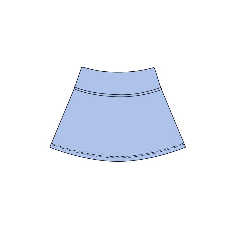 4.15  Kids Girls   Blue Active Skort Preorder