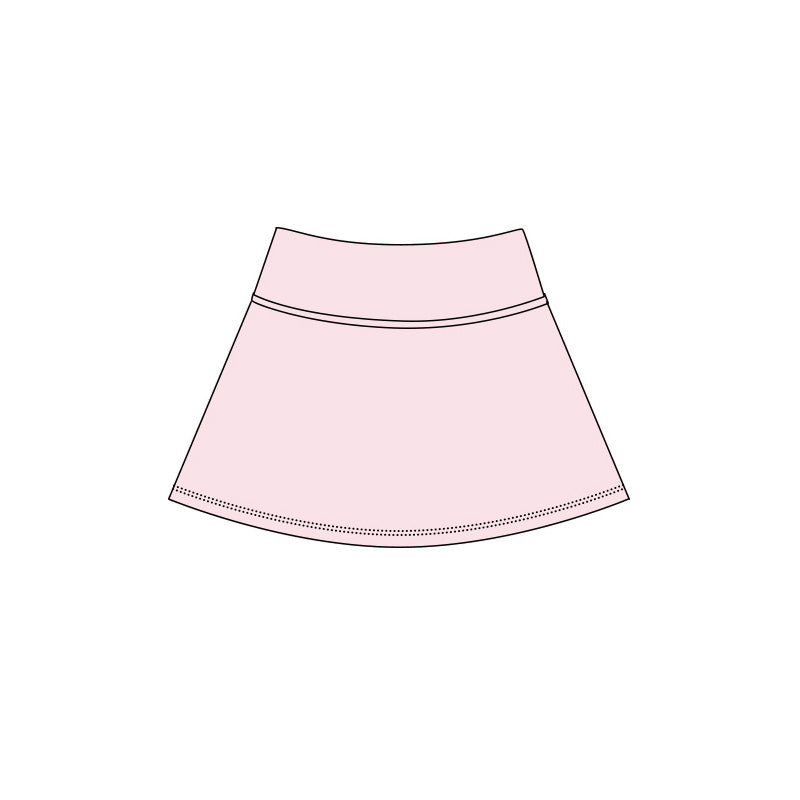 4.15  Kids Girls Light Pink Active Skort Preorder