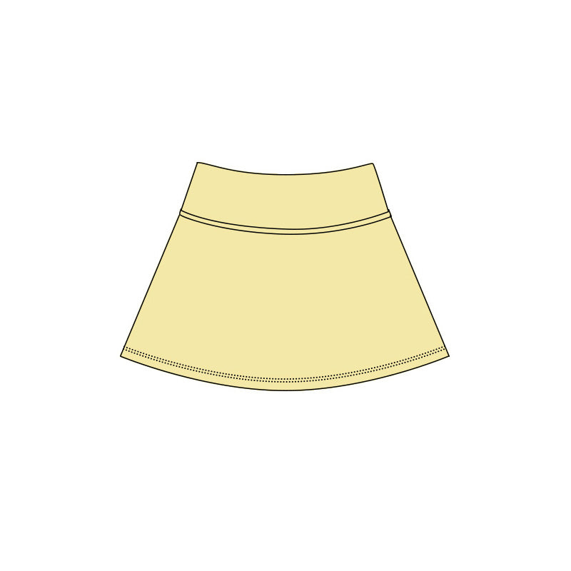 4.15  Kids Girls Yellow Active Skort Preorder